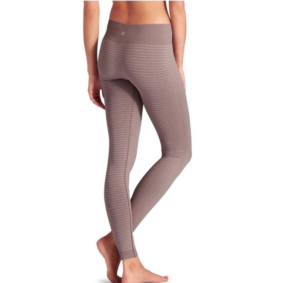 Athleta Shimmer Stripe Seamless Tights/Leggings - Picture 2 of 14